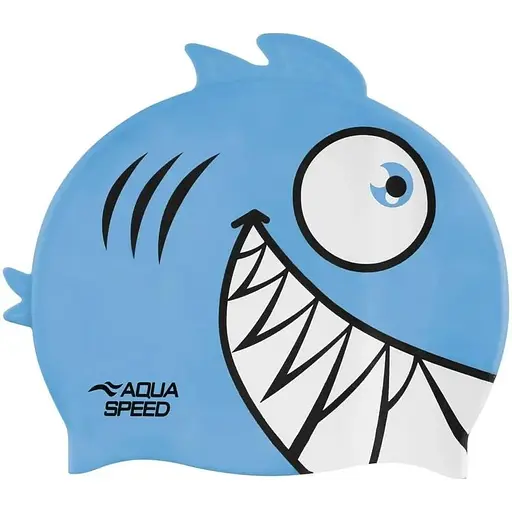 Шапочка для плавання Aqua Speed Zoo Pirana Бірюзовий (1000-246-02)