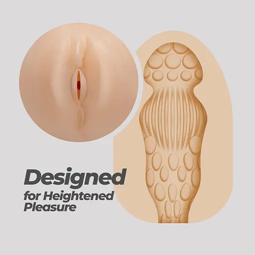 Мастурбатор яйце Crushious Ezy Egg The Novice (тілесний) - фото 10