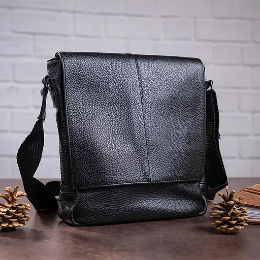 Сумка кожаная мужская SHVIGEL 24х25х8 см sum0012511 - фото 7