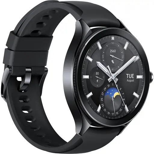 Смарт-часы Xiaomi Watch 2 Pro Bluetooth Black Case with Black Fluororubber Strap (BHR7211GL) - фото 6