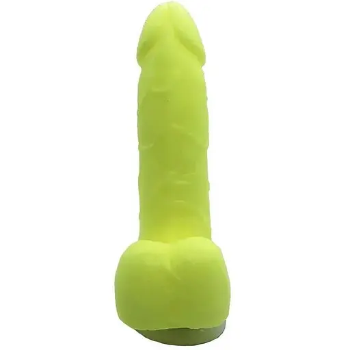 Крафтове мило-член із присоскою Чистий Кайф Yellow size S натуральне - фото 2