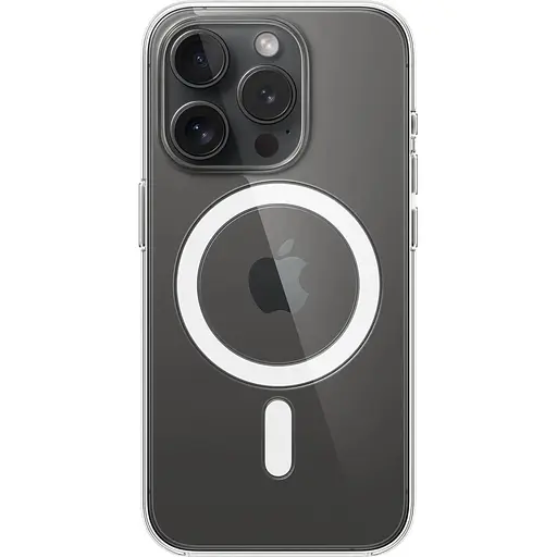 Оригинальный прозрачный чехол Apple Clear Case with MagSafe для iPhone 15 Pro (6.1") Clear MT223ZM/A магнитный - фото 5