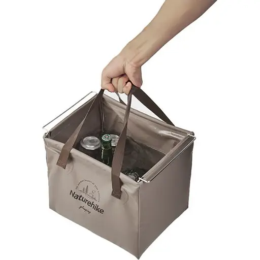 Туристичний складний контейнер Naturehike CNH22SN002 для води із ПВХ 20л (Коричневий) - фото 4