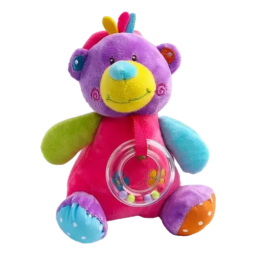 Погремушка - мягкая игрушка Bambi C20560 с музыкальным механизмом