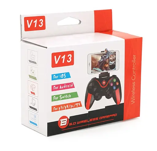 Геймпад Bluetooth джойстик для смартфона Voltronic V-13 PC/PS3/PS4/Android Black - фото 5
