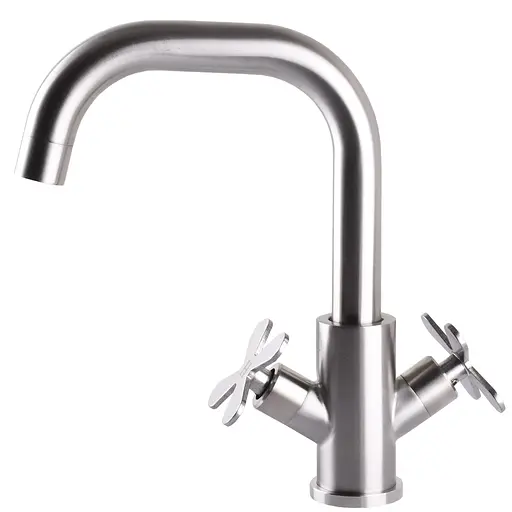 Смеситель для умывальника Globus Lux Dukat-8 SD8-101S 000024974 Нержавеющая сталь - фото 6