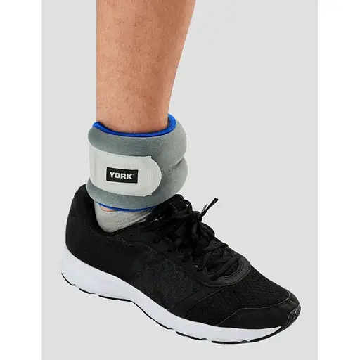 Утяжелители York Fitness Soft для рук и ног 2х1,5кг серый - фото 3