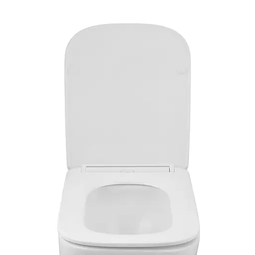 Унитаз подвесной Kroner Eifel WHI483429 TORNADO безободковый с сиденьем (KE483429WHIT), Белый - фото 6