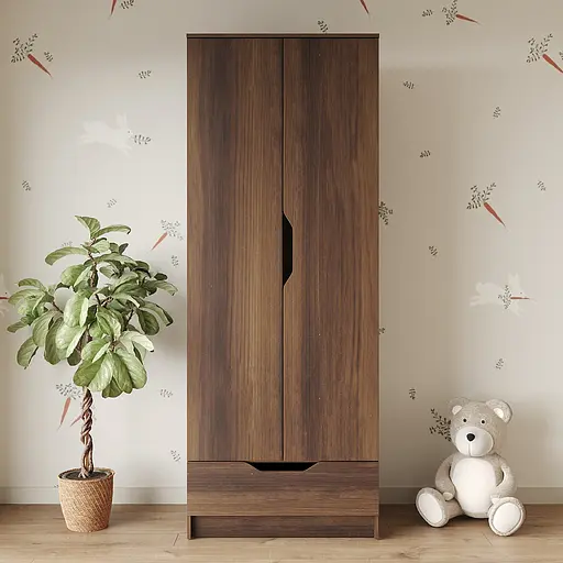 Шкаф распашной MebelStar 2Д1Ш Лилу 80x50x210 см Дуб янтарный (MBS-1404) - фото 2