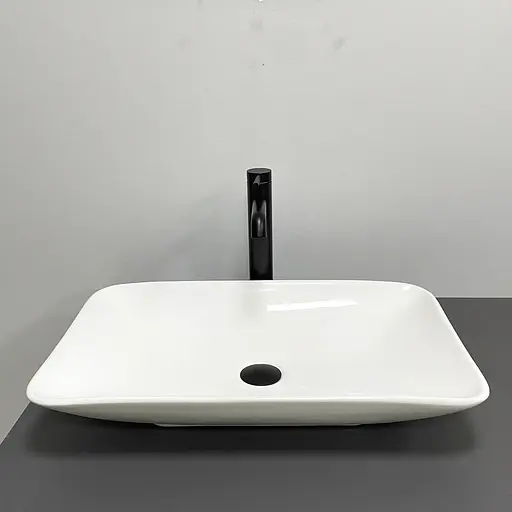 Умивальник VBI Lucera white накладний VBI-012617, Білий - фото 3