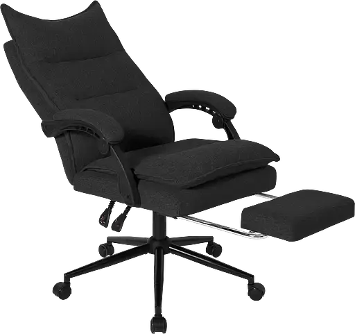 Офисное кресло GT Racer черное (B-2509 Black) - фото 4