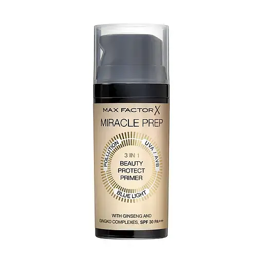 Основа под макияж Max Factor Miracle Prep 3 in 1 Beauty Protect Primer SPF 30 PA+ 30 мл (8000018966810) - фото 1