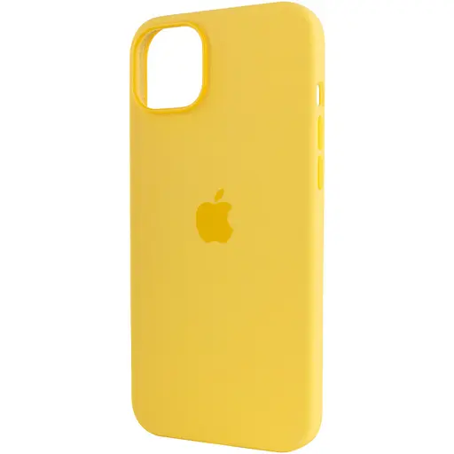 Чохол Silicone case AAA with Magsafe для Apple iPhone 14 Pro 6.1 Жовтий/Sunglow - фото 6