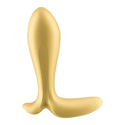 Анальна пробка з вібрацією Satisfyer Intensity Plug 11.3 см (золотий) - фото 5