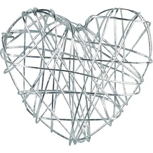 Набір металевих сердець Knorr Prandell срібних 4.5х3.5 см 5 шт. - фото 1