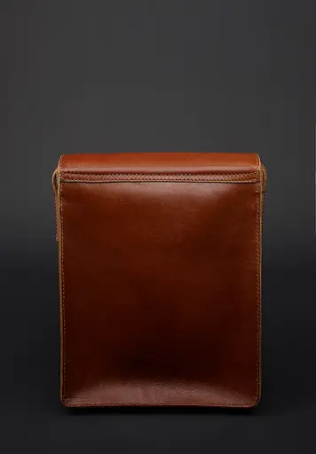 Чоловіча шкіряна сумка-месенджер Esquire світло-коричнева - фото 5