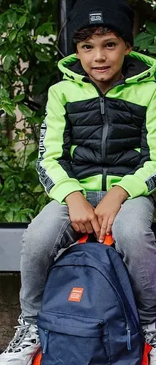 Легкий детский городской рюкзак 8L синий Vingino sum0028816 - фото 2