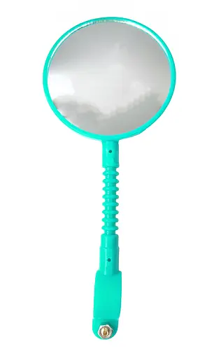 Дзеркало для дитячого велосипеда кругле 7 см бірюзовий (G00011644) - фото 1