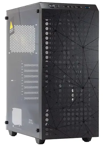 Корпус GTL 2625B2 Black, (2625B2) Без БП - фото 1