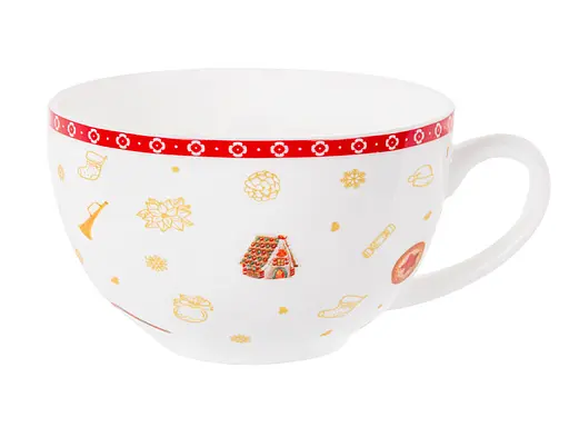 Чайний сервіз Lefard Різдвяна насолода Elen Dekor  2 предмети порцеляна 250 мл (985-143) - фото 3