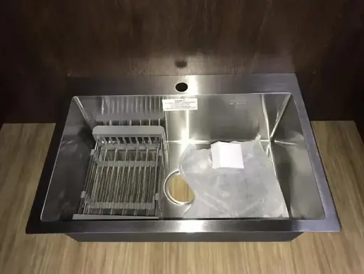 Мийка кухонна Kraft Handmade HS6545 + кошик 650х450х230х3 мм Нержавіюча сталь 30412 - фото 9