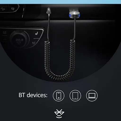 Аудіо ресивер Usams US-SJ464 Черный - фото 3