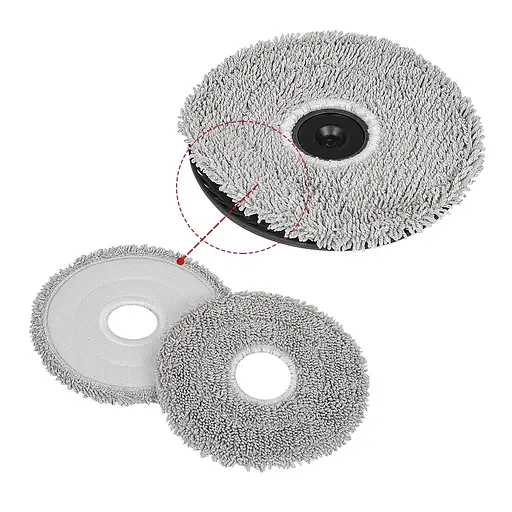 Мікрофібра / ганчірка для Dreame L40 / L40 Ultra / L40 Ultra CE / L40 Ultra AE / L40s Pro Ultra ( RLX53SE RLD52SE RLL77SE ) 6 шт. - фото 5