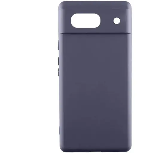 Чехол Lakshmi Silicone Cover Full Camera (AAA) для Google Pixel 7a Серый / Dark Gray