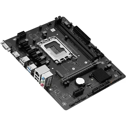 Материнская плата Maxsun LGA1700, Challenger H610M-R V2, H610, 2xDDR4, Int.Video (CPU), 3xSATA3, 1xPCI-E 16x 4.0, 1xPCI-E 1x, M.2 3.0, RTL8111H, 2xUSB3.2/2xUSB2.0, VGA/HDMI, MicroATX (MS-Challenger H610M-R V2) - фото 2