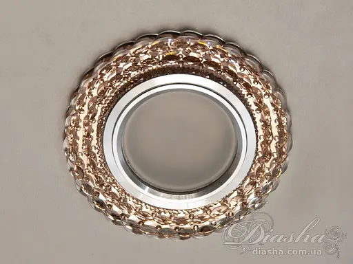 Эффектный, красочный стеклянный точечный светильник со встроенным светодиодом - фото 1