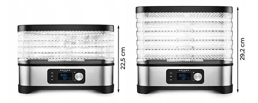 Сушилка для овощей фруктов ягод и снеков дегидратор Mozano PRO Food Dryer 450W - фото 7