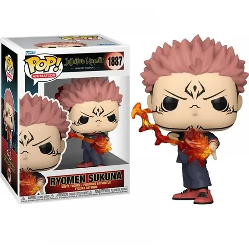 Коллекционная  фигурка   Funko Pop Магическая Битва Сукуна Jujutsu Kaisen Sukuna 10 см FP JK RS 1887 - фото 1