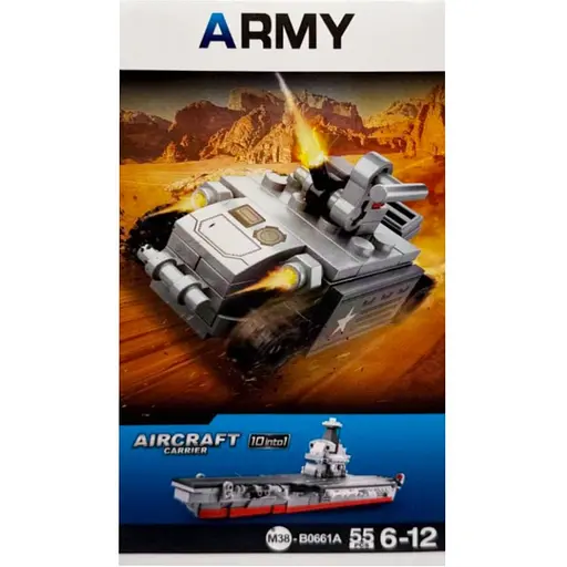 Детский конструктор Aircraft carrier Bambi M38-B0661-1 55 деталей - фото 1