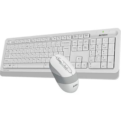 Беспроводной комплект (клавиатура + мышь) A4Tech F1110 Fstyler Wireless White (FG1010 (White)) - фото 3