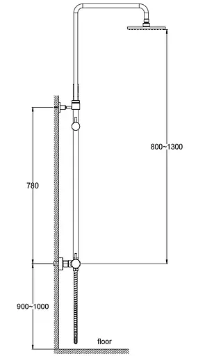 Душевая система Kohlman Axel Chrom QW276A, Хром - фото 2