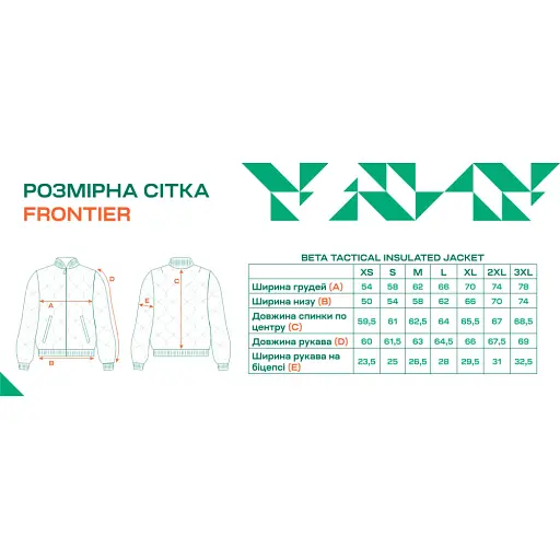 Куртка Frontier Beta XS Olive - фото 6