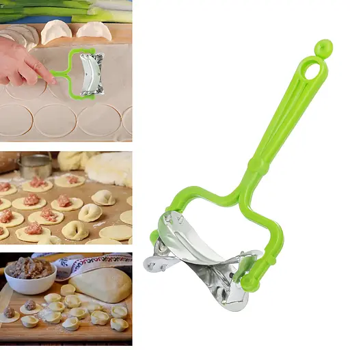 Ролик для нарезки теста кругами тесторез для хинкали, пельменей, вареников, Kitchette 83234 - фото 2