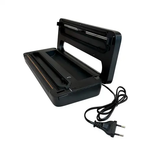 Бытовой вакууматор Grunhelm GV 104 BI ширина герметизации 2 мм Упаковщик для сухих влажных пищевых продуктов Серый - фото 5