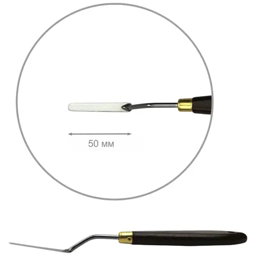 Мастихін Rosa Gallery Classic №79 довжина 5 см прямокутний міні - фото 1