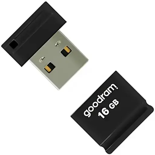 USB-флеш диск компактный Goodram Piccolo 16 ГБ черный (UPI2-0160K0R11) - фото 1