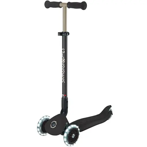 Самокат Globber Go Up Deluxe Lights 5 в 1 колеса з підсвіткою чорний (646-720-2)