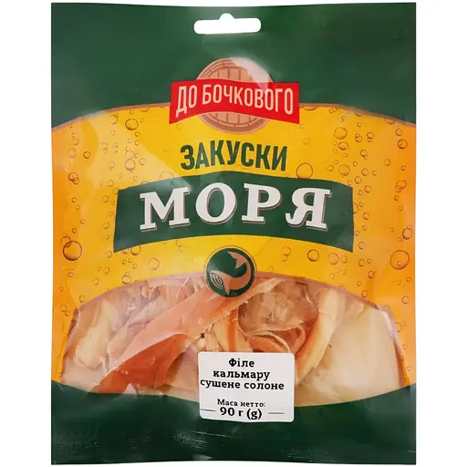 Филе кальмара До Бочкового сушеное соленое 90 г