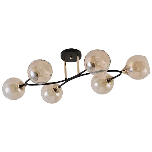 Декоративная люстра V XA1498/6 BK+FGD - фото 2