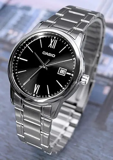 Годинник чоловічий Casio MTP-V002D-1B3 (модуль №2784) - фото 2