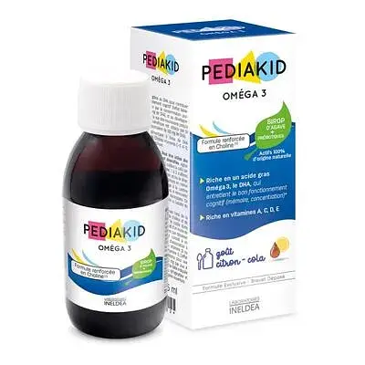 Педіакід PEDIAKID Omega 3 сироп для здорового розумового розвитку: Омега 3, 125 мл - фото 1
