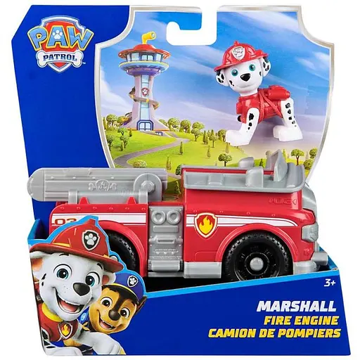 Игровой набор Paw Patrol базовый спасательный автомобиль с водителем Маршал (SM97237/6071209)
