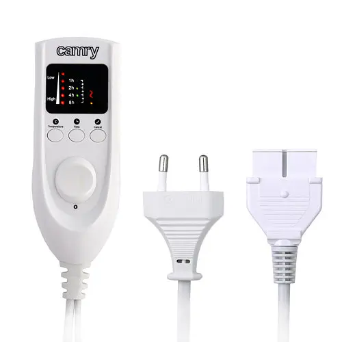 Электрическое одеяло Camry CR 7408 двухспальное для обогрева мощность 120 Вт, 150 см х 160 см - фото 3