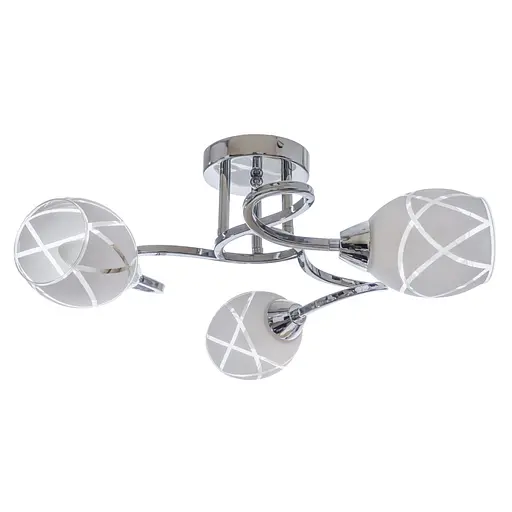 Люстра стельова Brille E27 60W CH (LK-643C/3)