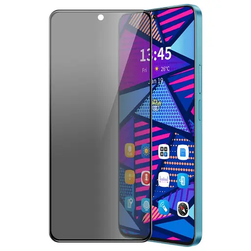 Защитное стекло Epik Privacy 5D для Samsung Galaxy A36 5G/A56 5G Черный