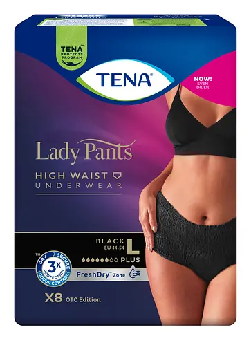 Урологические трусы для женщин Tena Lady Pants Plus Black L 8 шт. - фото 2
